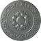 Ekena Millwork Sydney Ceiling Medallion (Fits Canopies up to 5 3/4"), Hand-Painted Platinum, 27 3/4"OD x 2"P CM27SYPLS - alternate 1